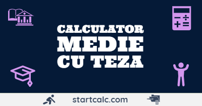 CALCULATOR Medie cu Teza | Media cu Teza | STARTCALC